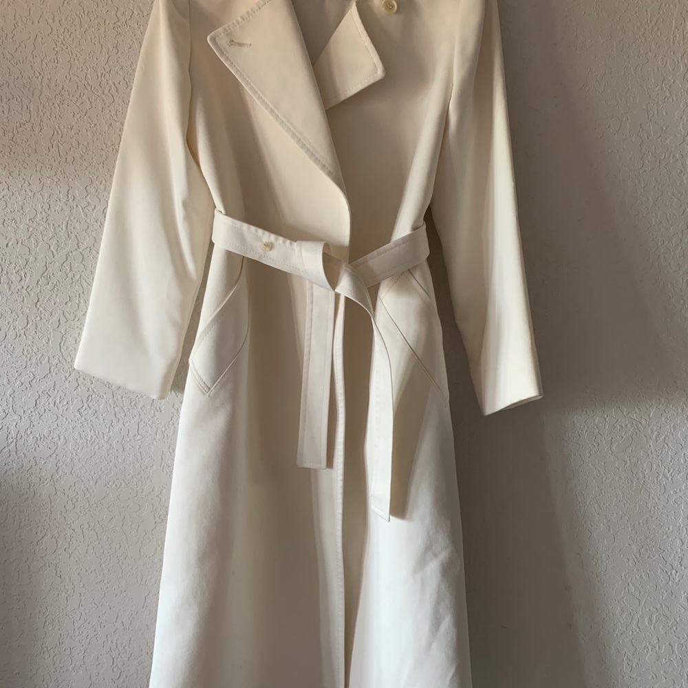 London Fog Vintage Trench Coat White